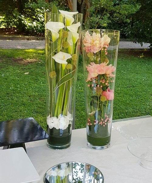 Cilindro con fiori Cilindro con fiori